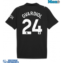 Manchester City Josko Gvardiol #24 Replica Away Shirt 2025-26 Short Sleeve